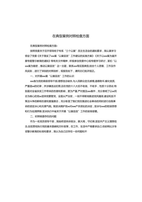 在典型案例对照检查方面.docx