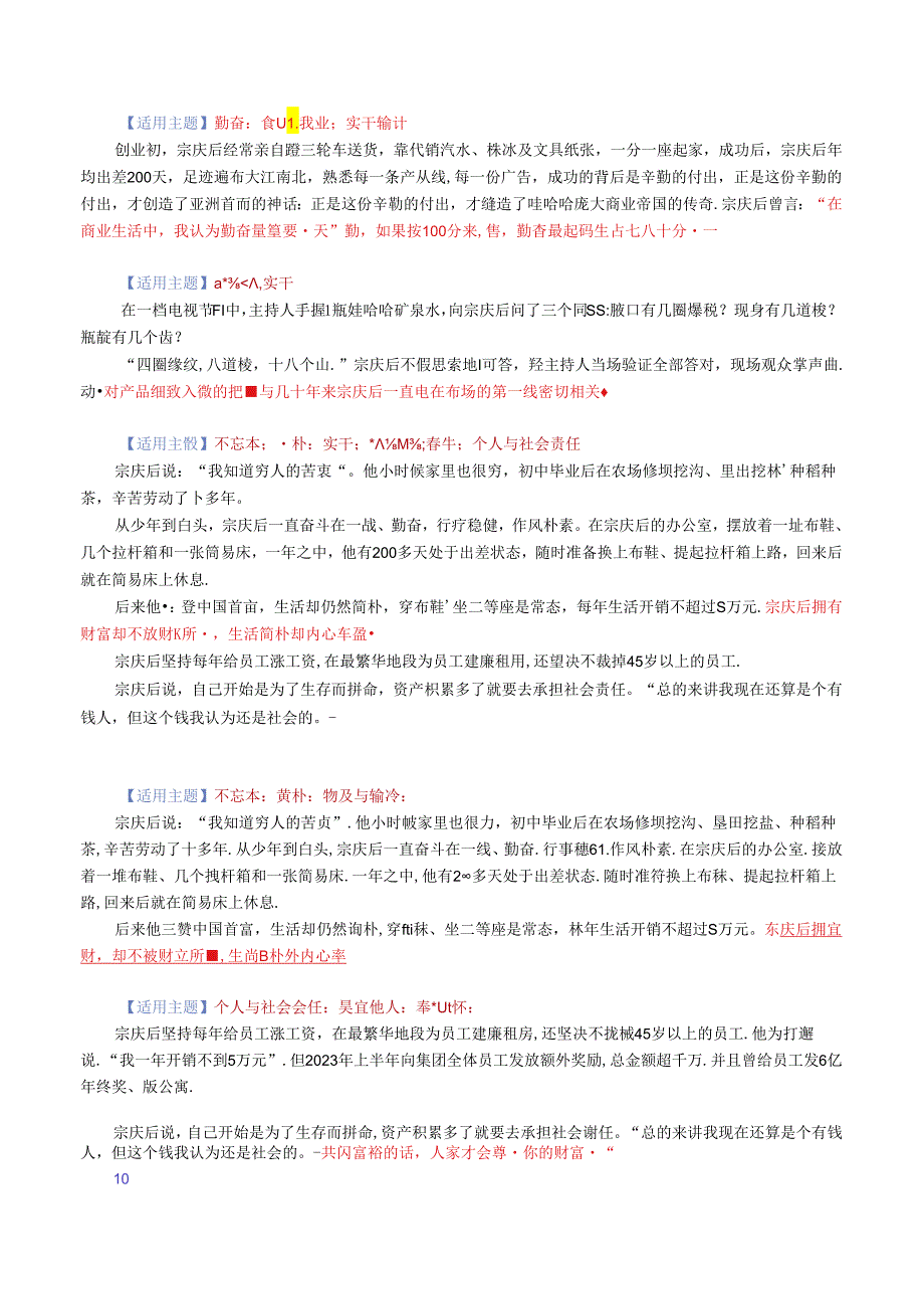 作文素材致敬民族企业家 宗庆后作文素材积累与运用.docx_第2页