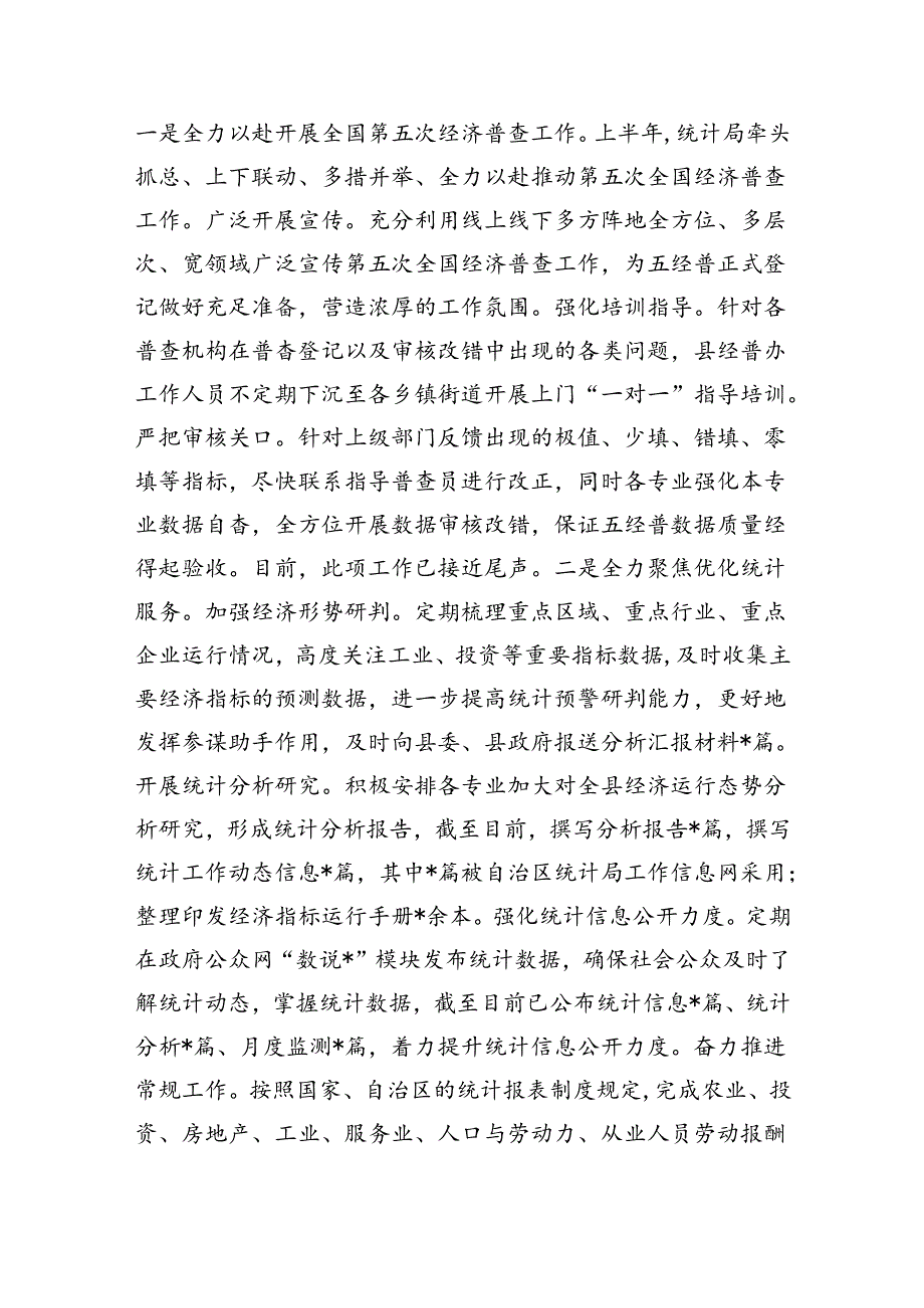 统计上半年工作总结下半年工作计划.docx_第3页