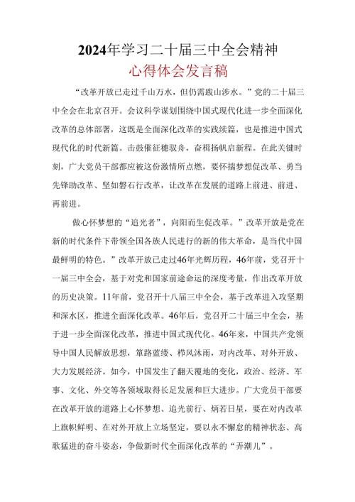 2024年二十三中全会心得体会.docx