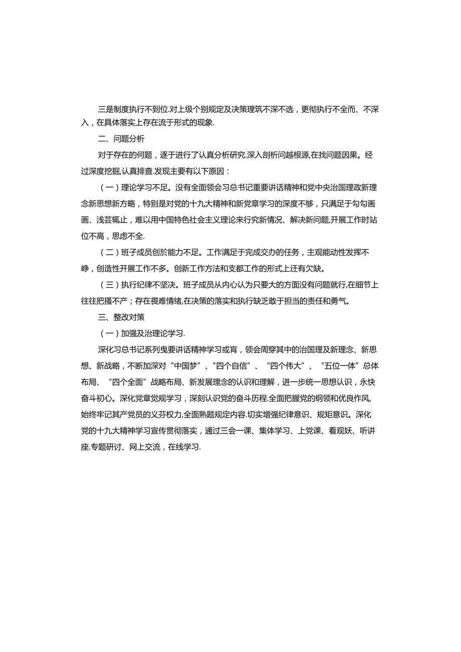 农村党支部存在的问题及整改措施.docx_第2页