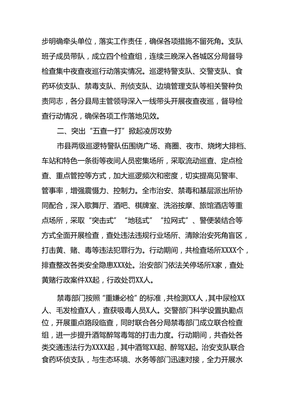 2024年公安夏季治安打击整治“百日行动”总结报告8篇.docx_第2页