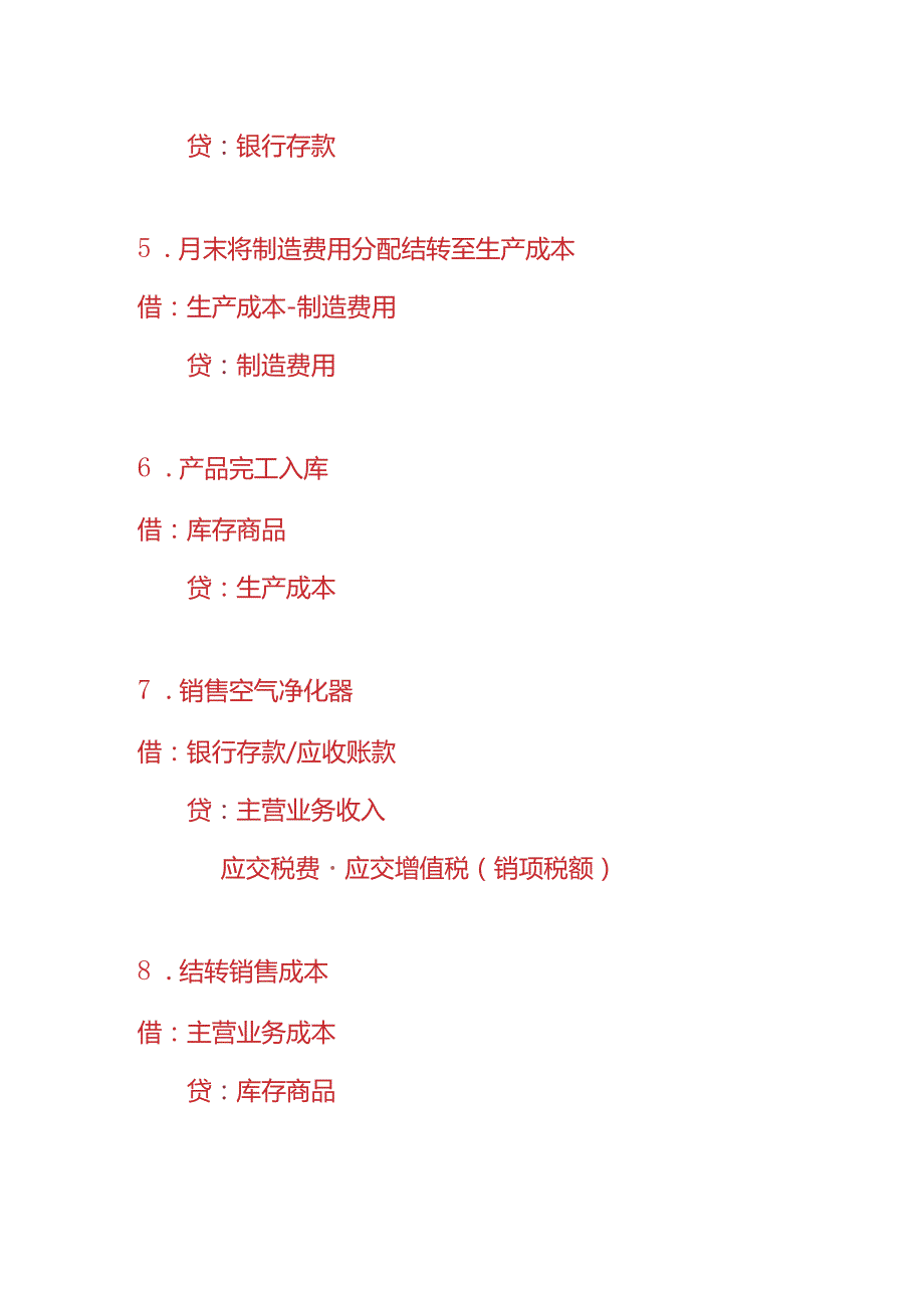 做账实操空气净化器公司账务处理分录.docx_第2页
