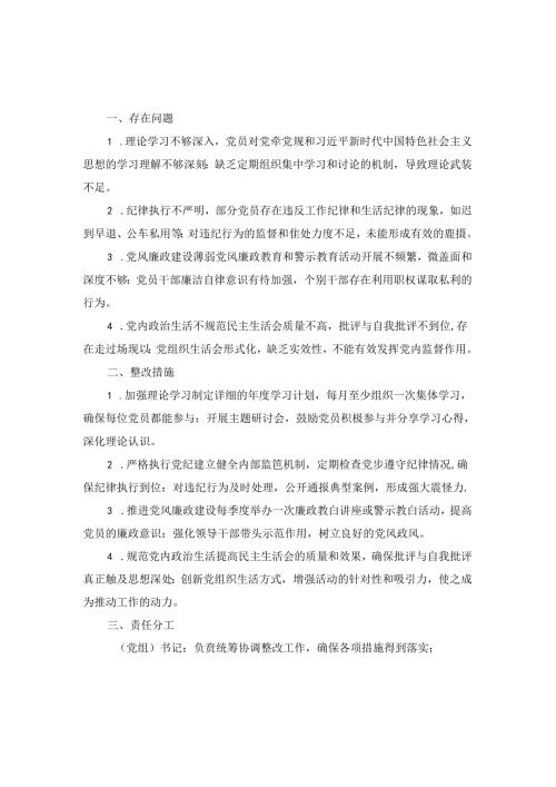 2024最新班子对照检查发言材料.docx