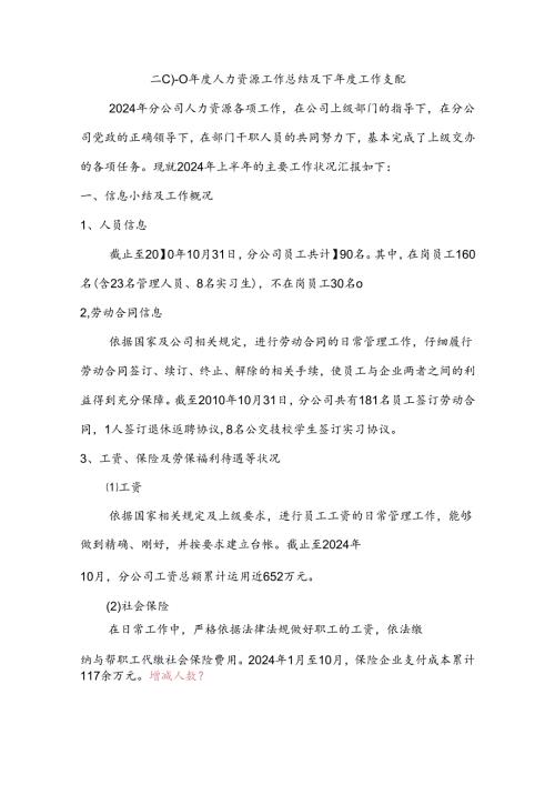 2024年人力资源工作总结(全年).docx