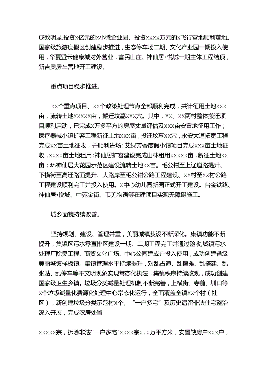 美丽城镇建设工作总结范文20242024四篇.docx_第2页