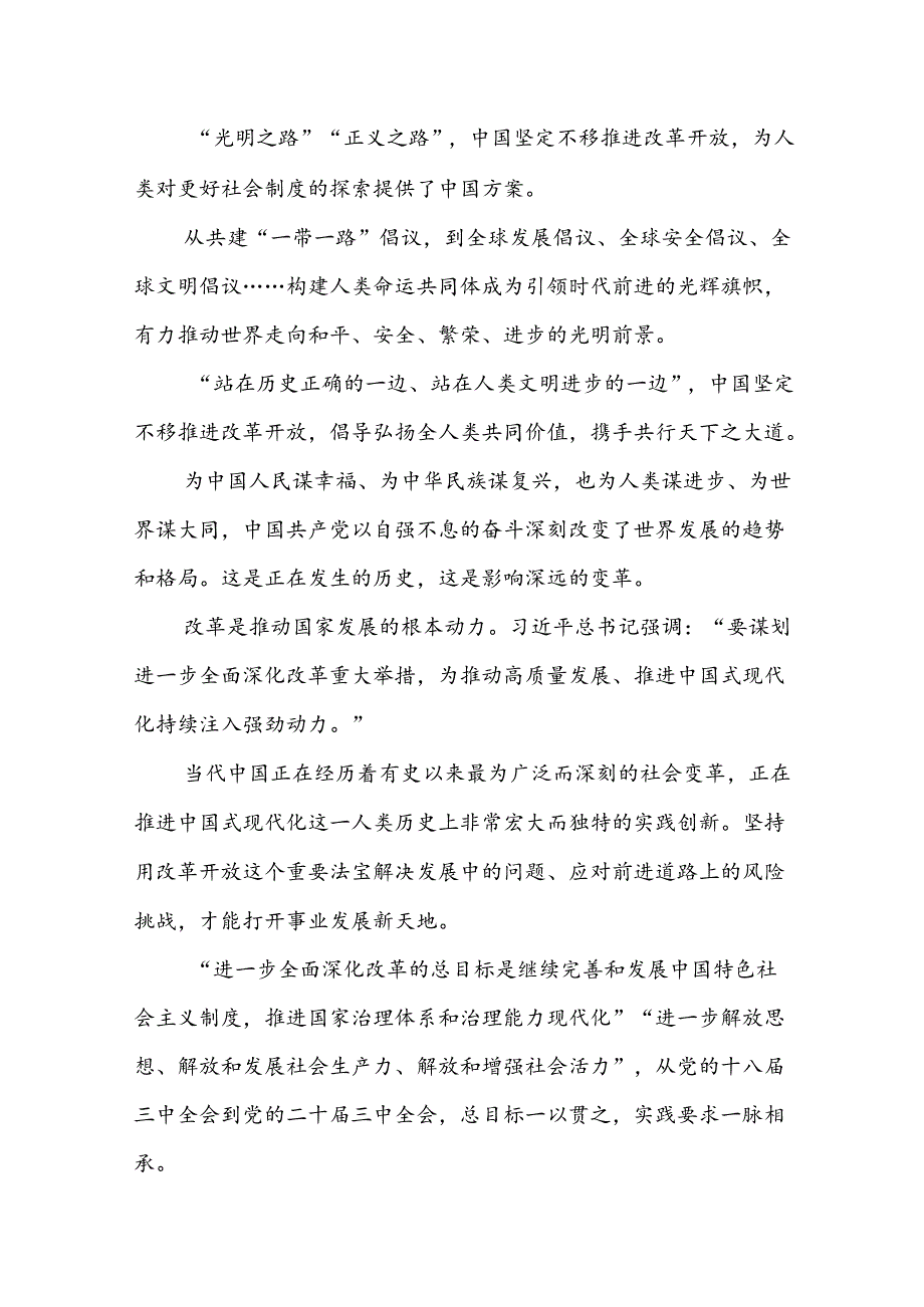 2024年7月党员干部学习贯彻二十三中全会精神研讨发言心得感想3篇.docx_第2页