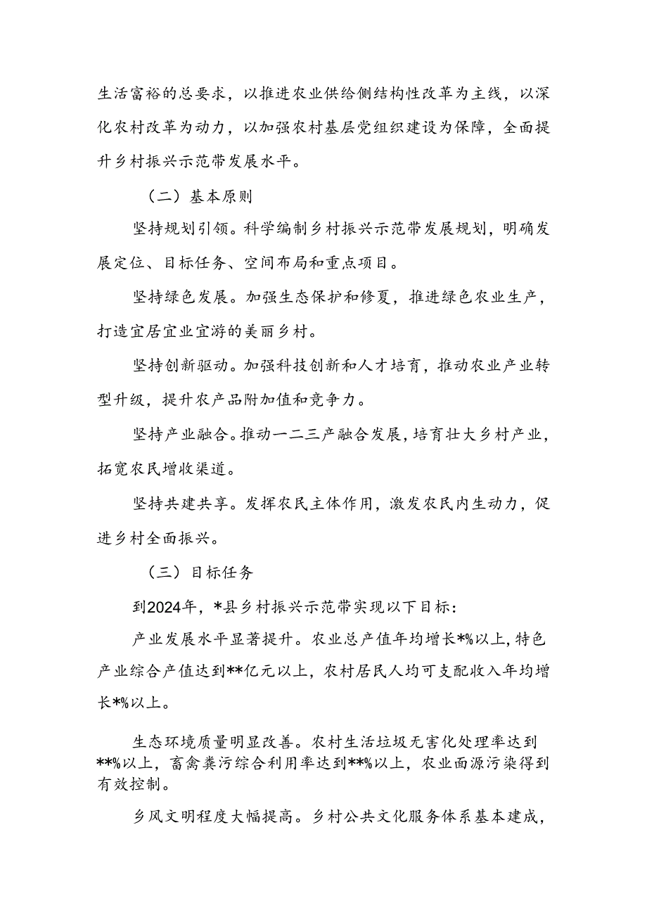 县推进乡村振兴示范带提质增效工作方案.docx_第2页