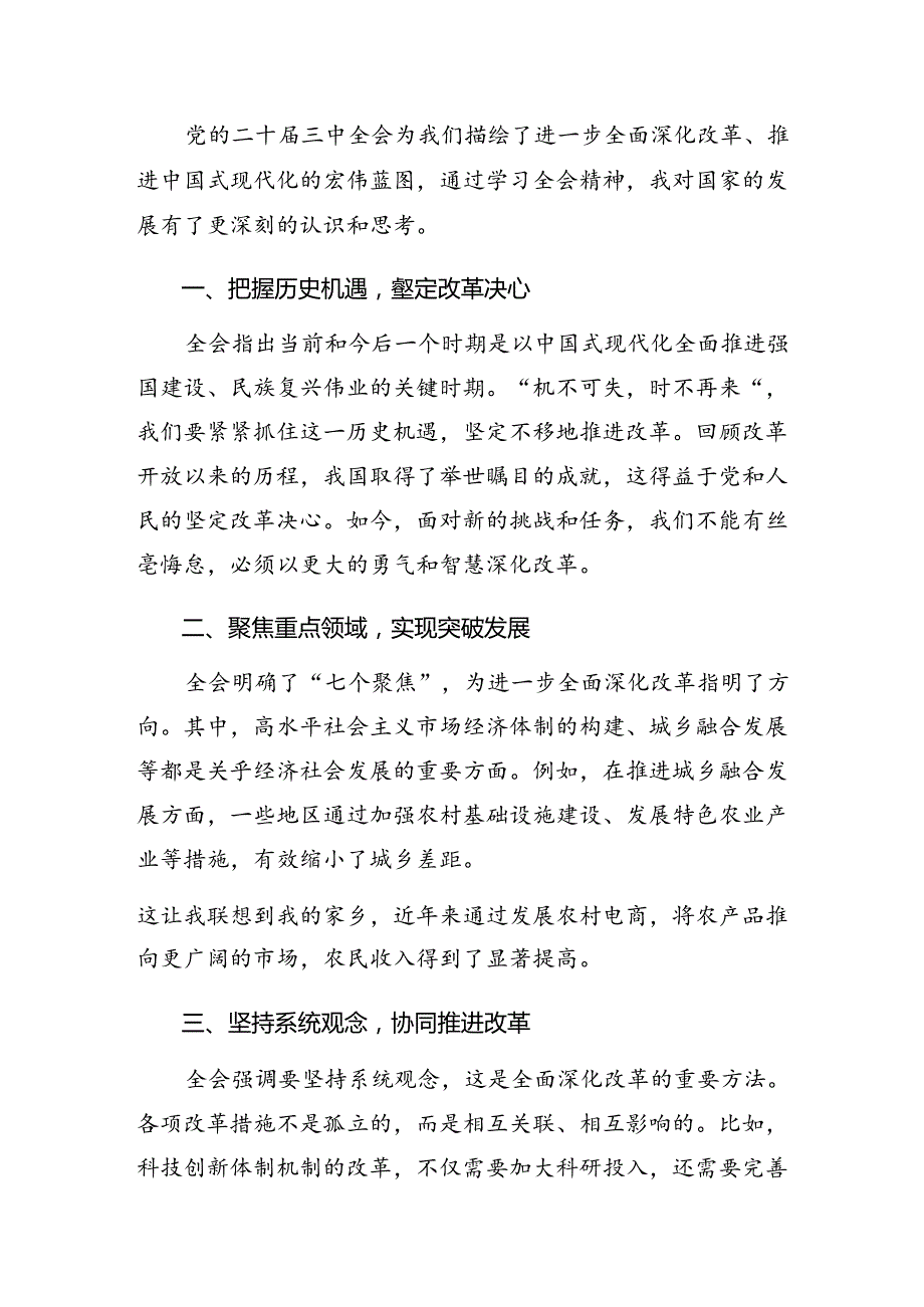 2024专题学习二十三中全会研讨交流发言提纲共7篇.docx_第3页