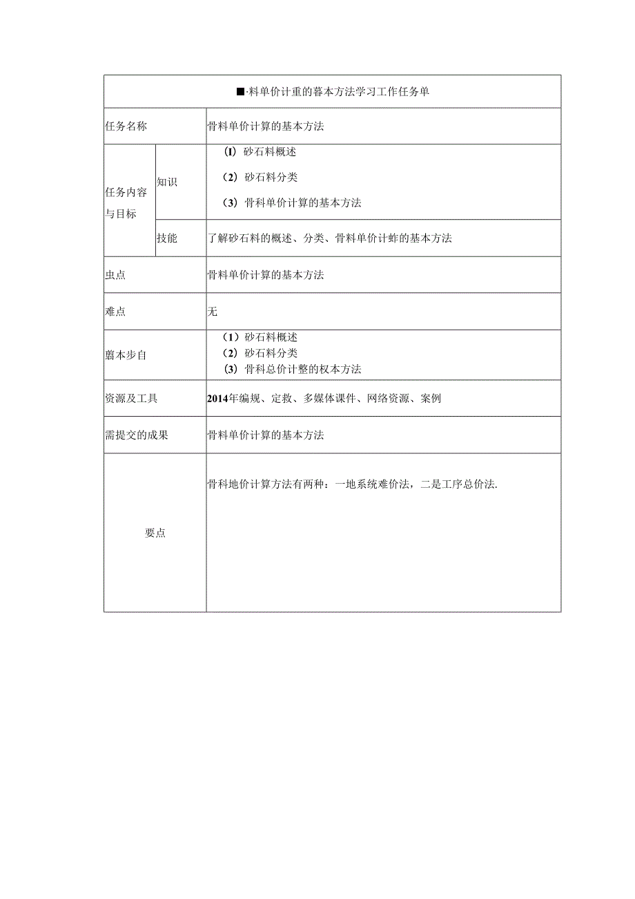 水利工程建筑预算定额教案1砂石骨料单价计算基本方法.docx_第1页