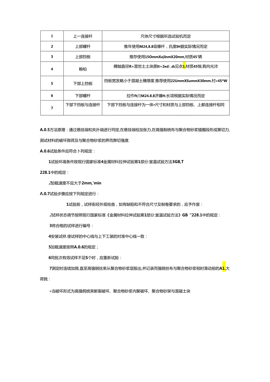 高强钢丝布与聚合物砂浆握裹强度试验方法、加固预应力混凝土空心板选用表、质量验收记录.docx_第3页