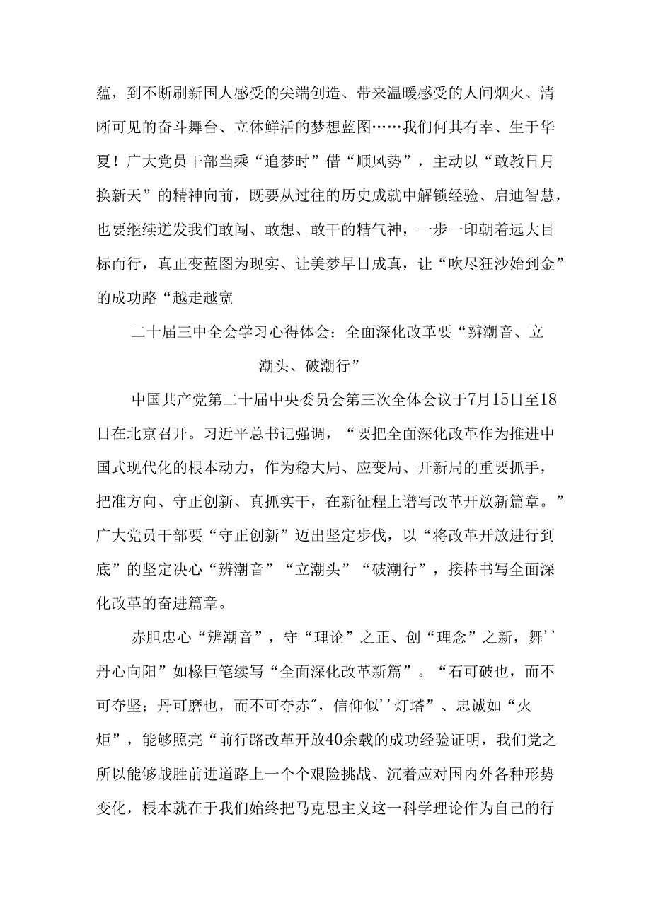 二十三中全会心得体会共10篇.docx_第3页