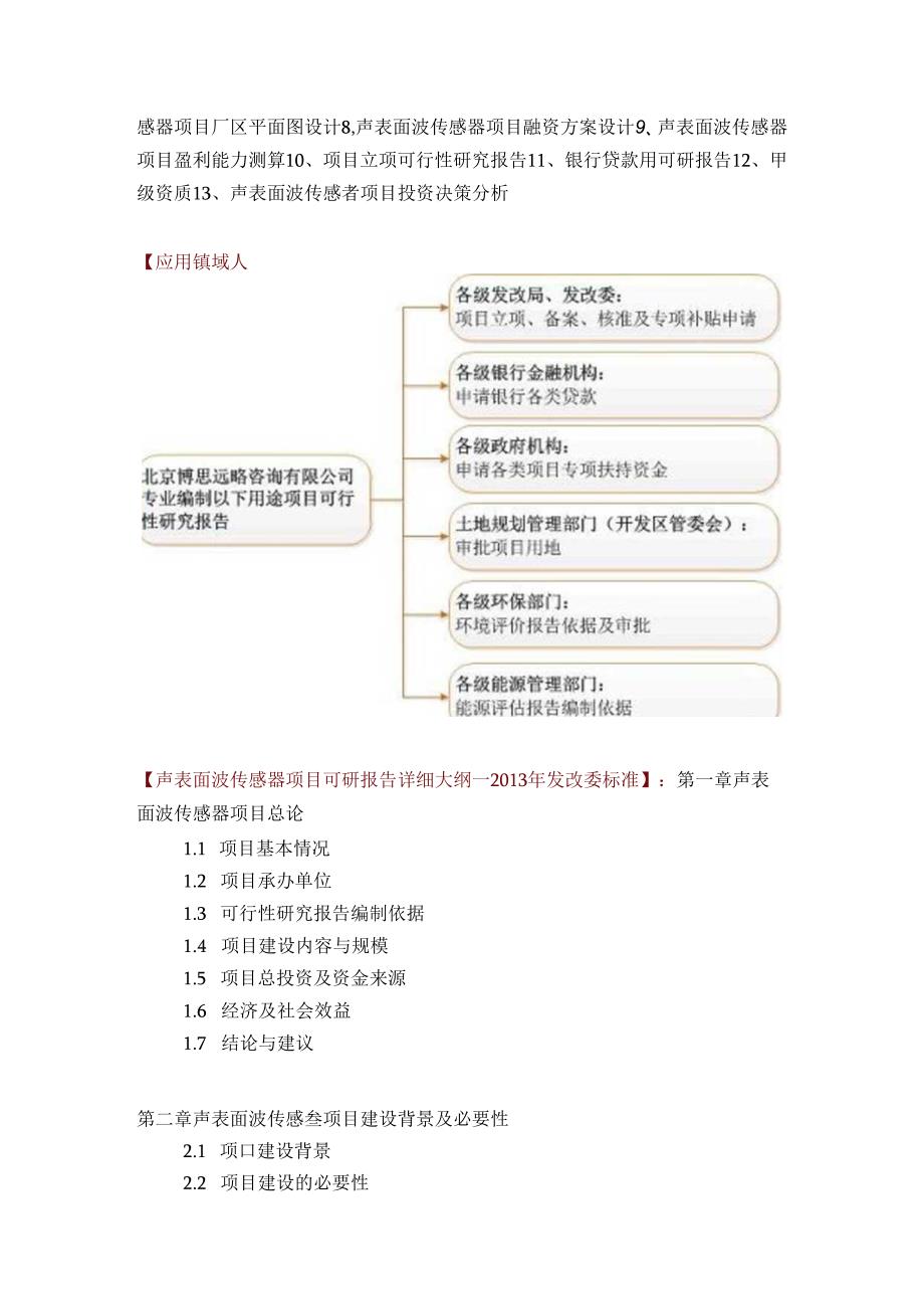 声表面波传感器项目可行性研究报告方案(可用于发改委立项及银行贷款+详细案例范文).docx_第2页