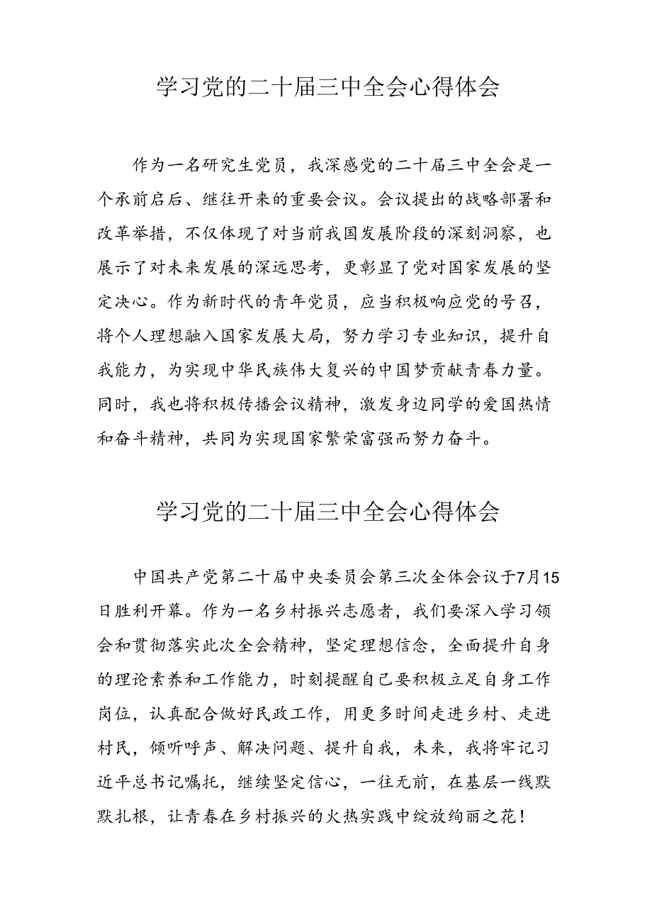 学习2024年党的二十三中全会心得体会 （10份）79.docx_第3页