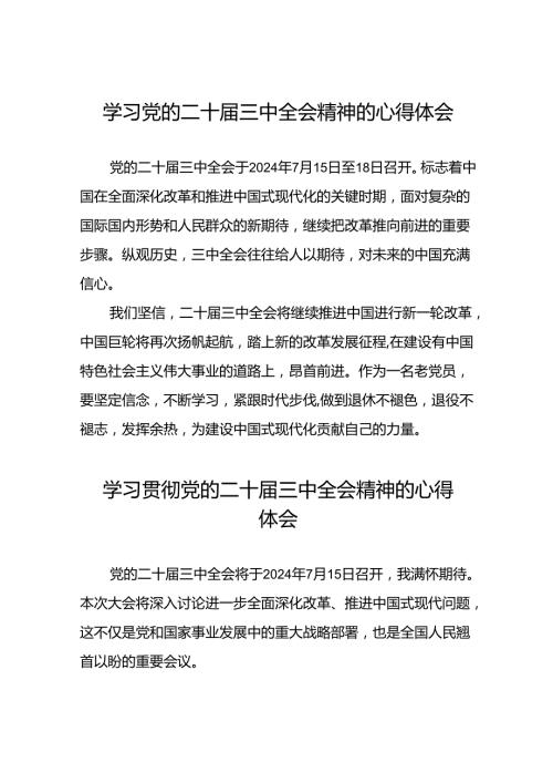 学习二十三中全会精神心得体会简短发言(二十三篇).docx