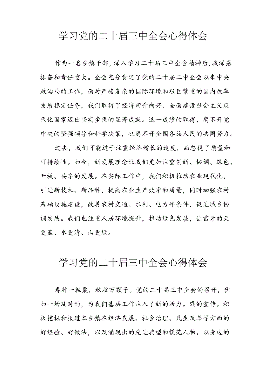 2024年学习学习党的二十三中全会个人心得体会 汇编15份.docx_第2页