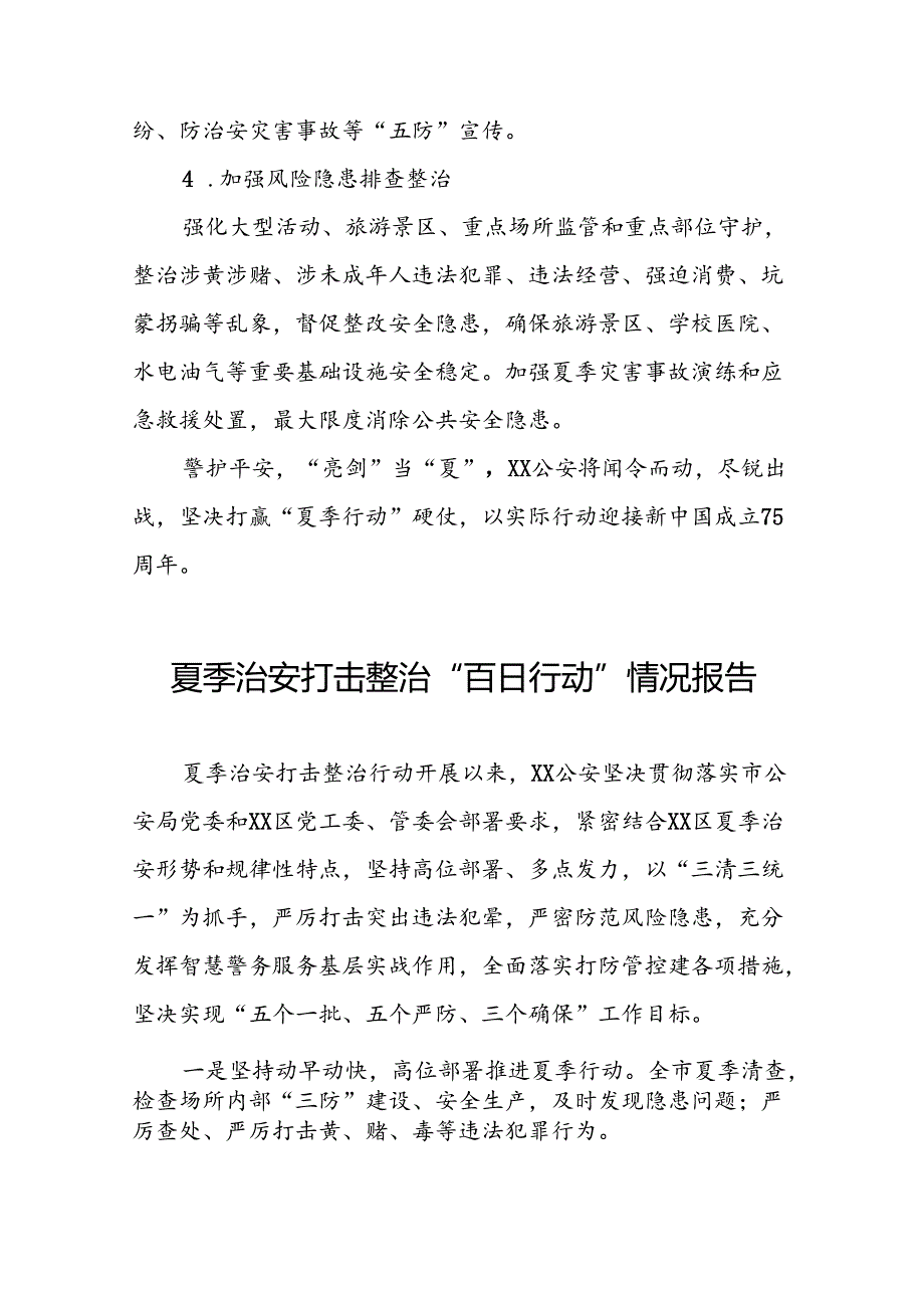 十八篇公安2024年夏季治安打击整治行动工作总结报告.docx_第3页