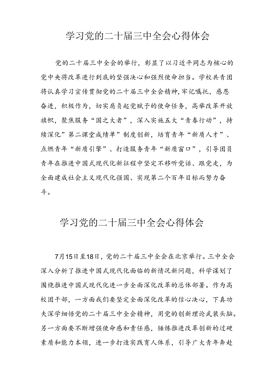 2024年学习党的二十三中全会心得体会 （合计13份）.docx_第3页