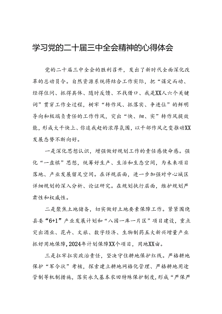 2024年党的二十三中全会精神学习体会研讨发言稿28篇.docx_第1页