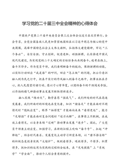 十五篇学习贯彻二十三中全会精神的心得体会.docx