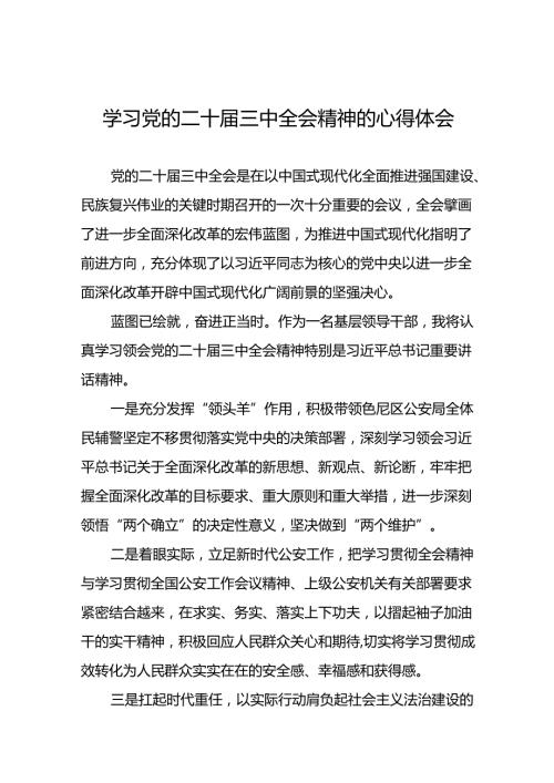 2024年学习二十三中全会的心得感悟发言十四篇.docx