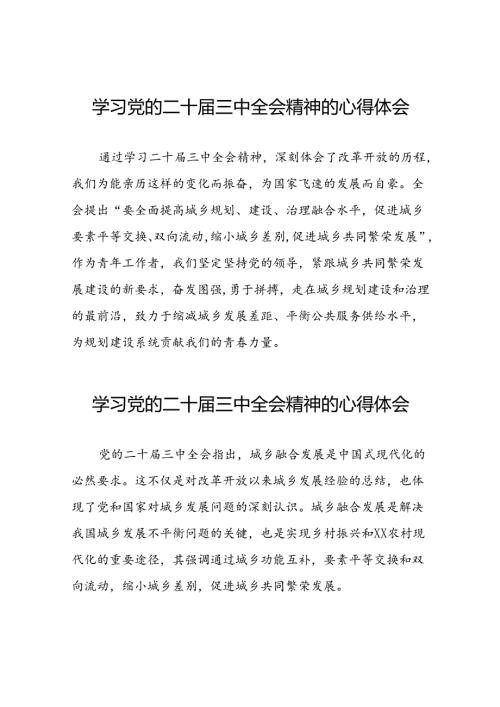 关于二十三中全会精神的心得体会简短发言42篇.docx