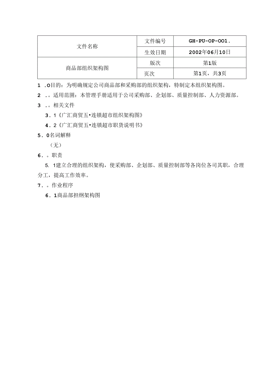 061.广x商贸五一连锁大型超市采购管理手册全套文件(DOC 51).docx_第1页