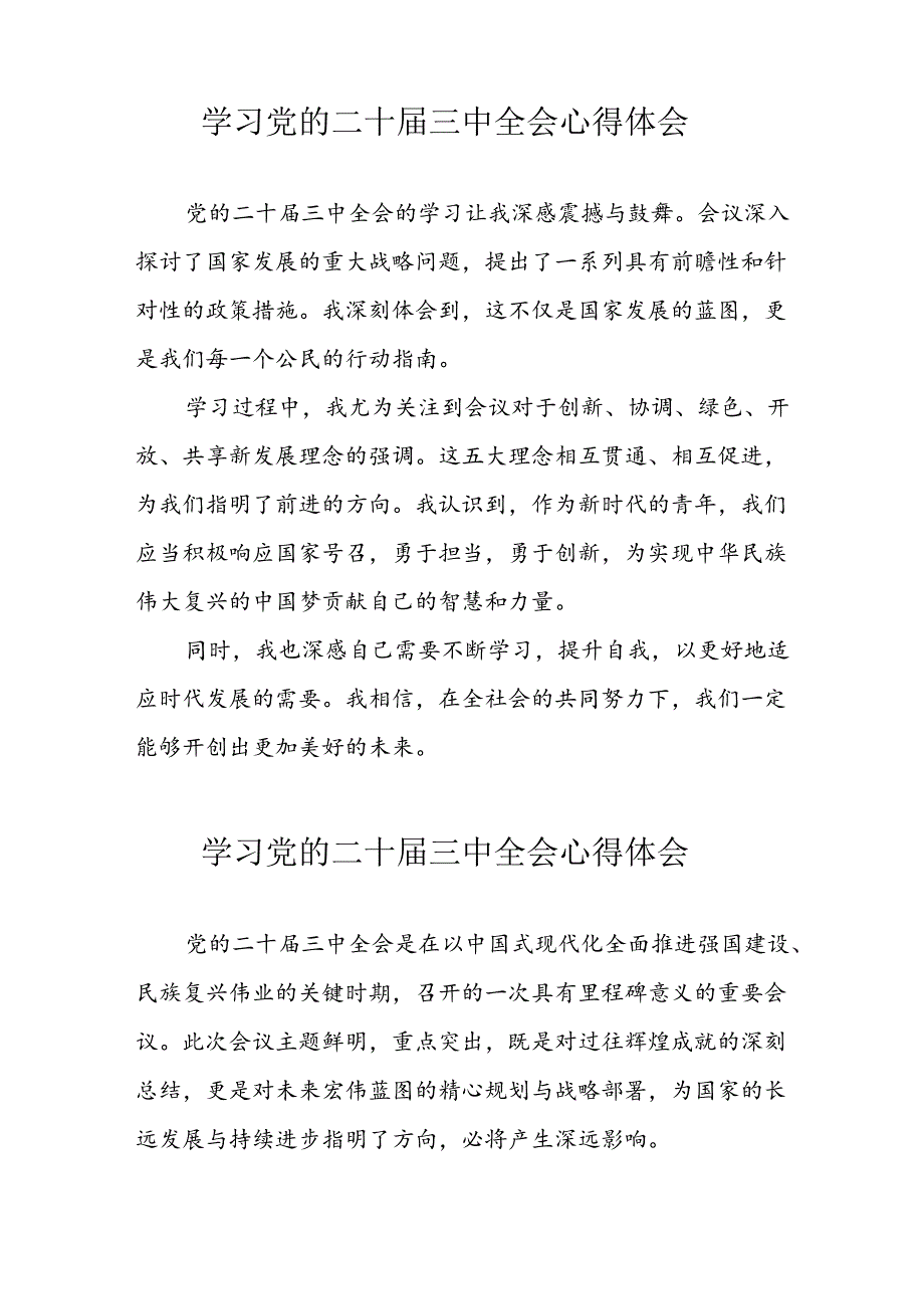 学习2024年党的二十三中全会个人心得体会 （13份）.docx_第2页