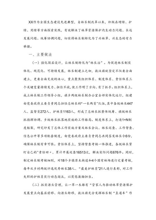 林长制经验做法及启示.docx