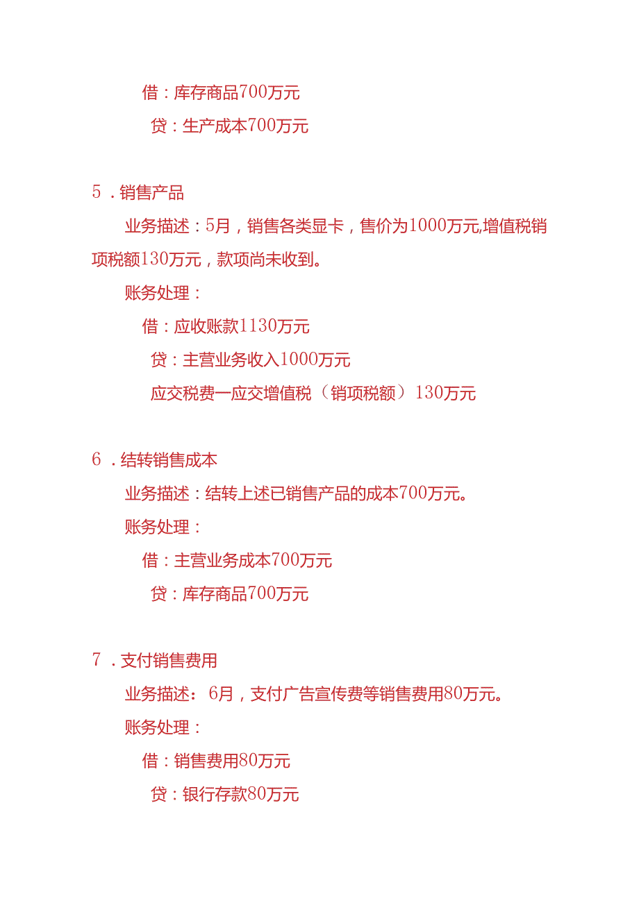 做账实操显卡生产企业账务处理的实例.docx_第3页