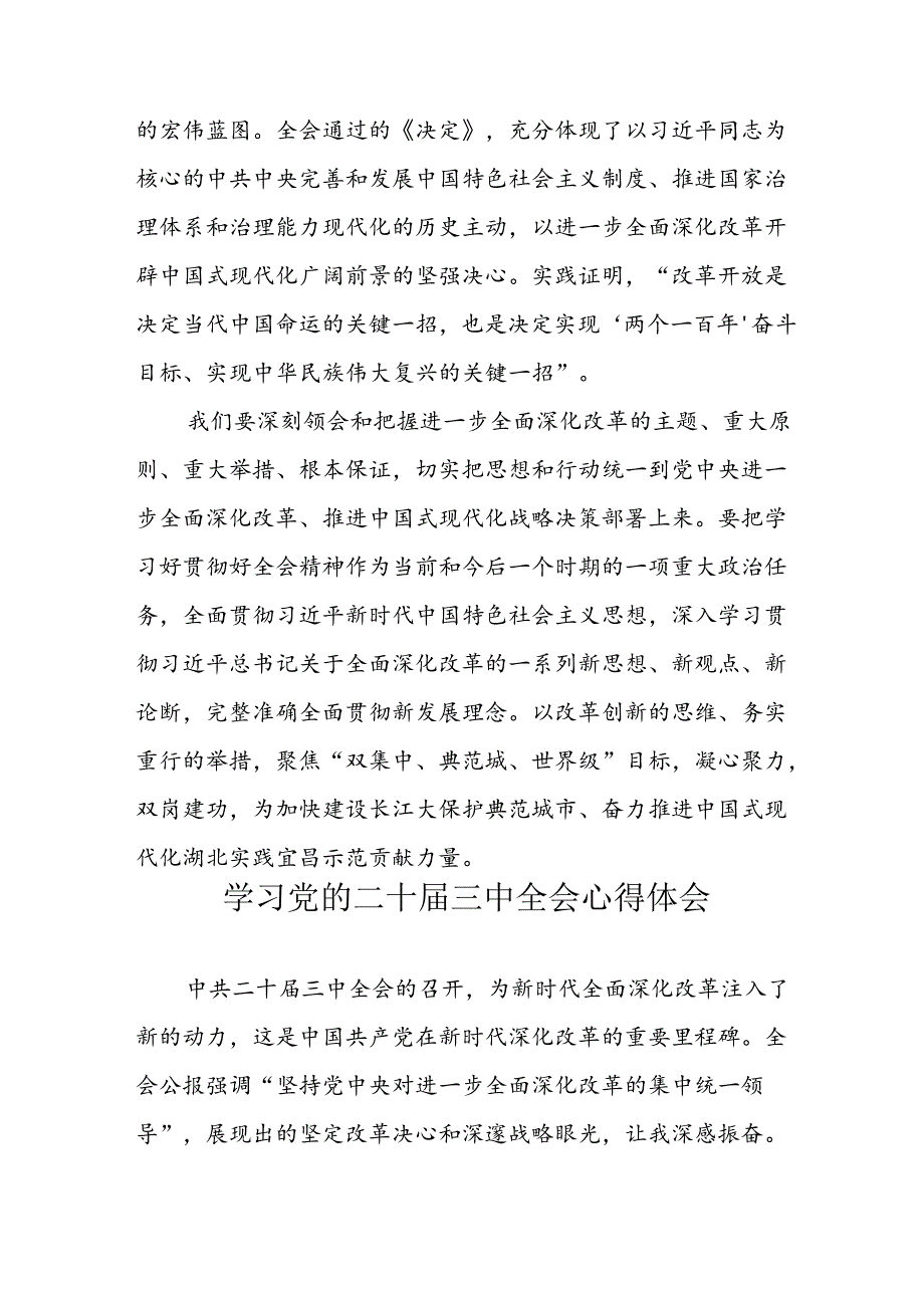 学习2024年党的二十三中全会个人心得体会 （合计13份）.docx_第3页