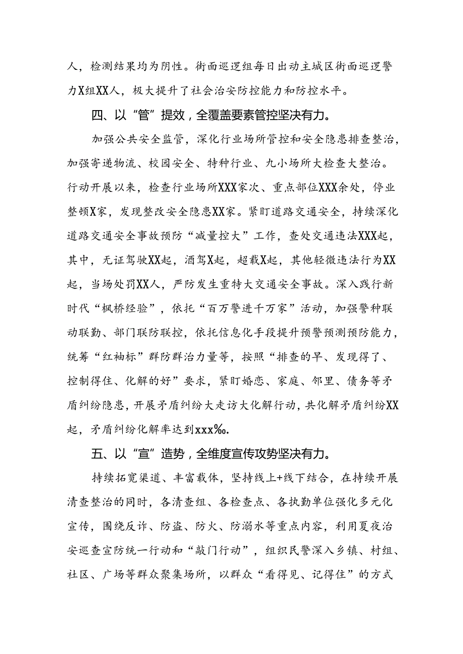 公安推进2024年夏季治安打击整治工作总结十八篇.docx_第3页