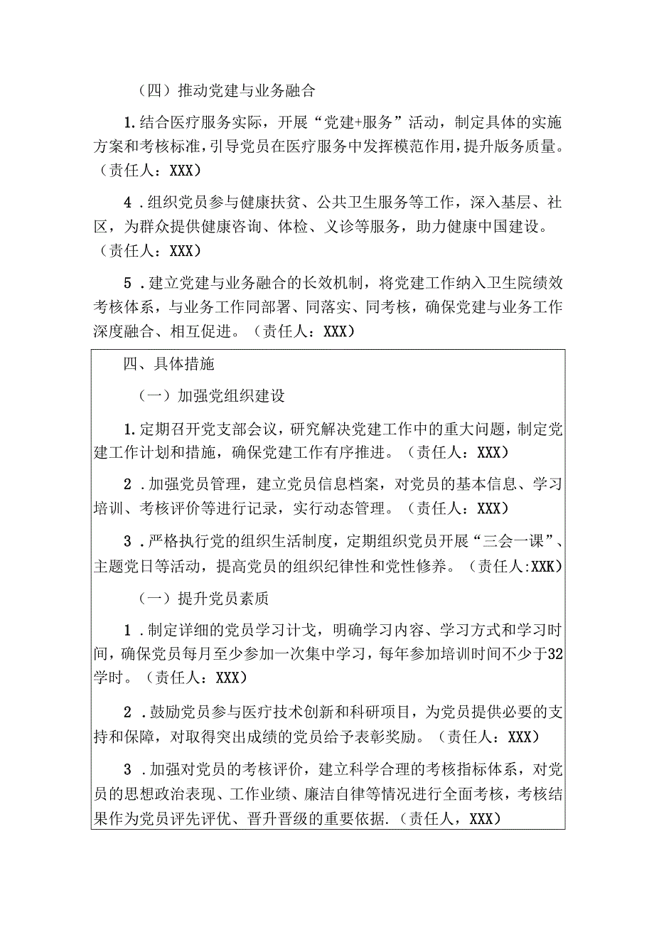 卫生院党支部党建112月工作实施方案（精选）.docx_第3页