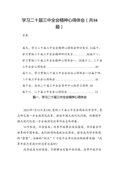 学习二十三中全会精神心得体会优选16篇.docx