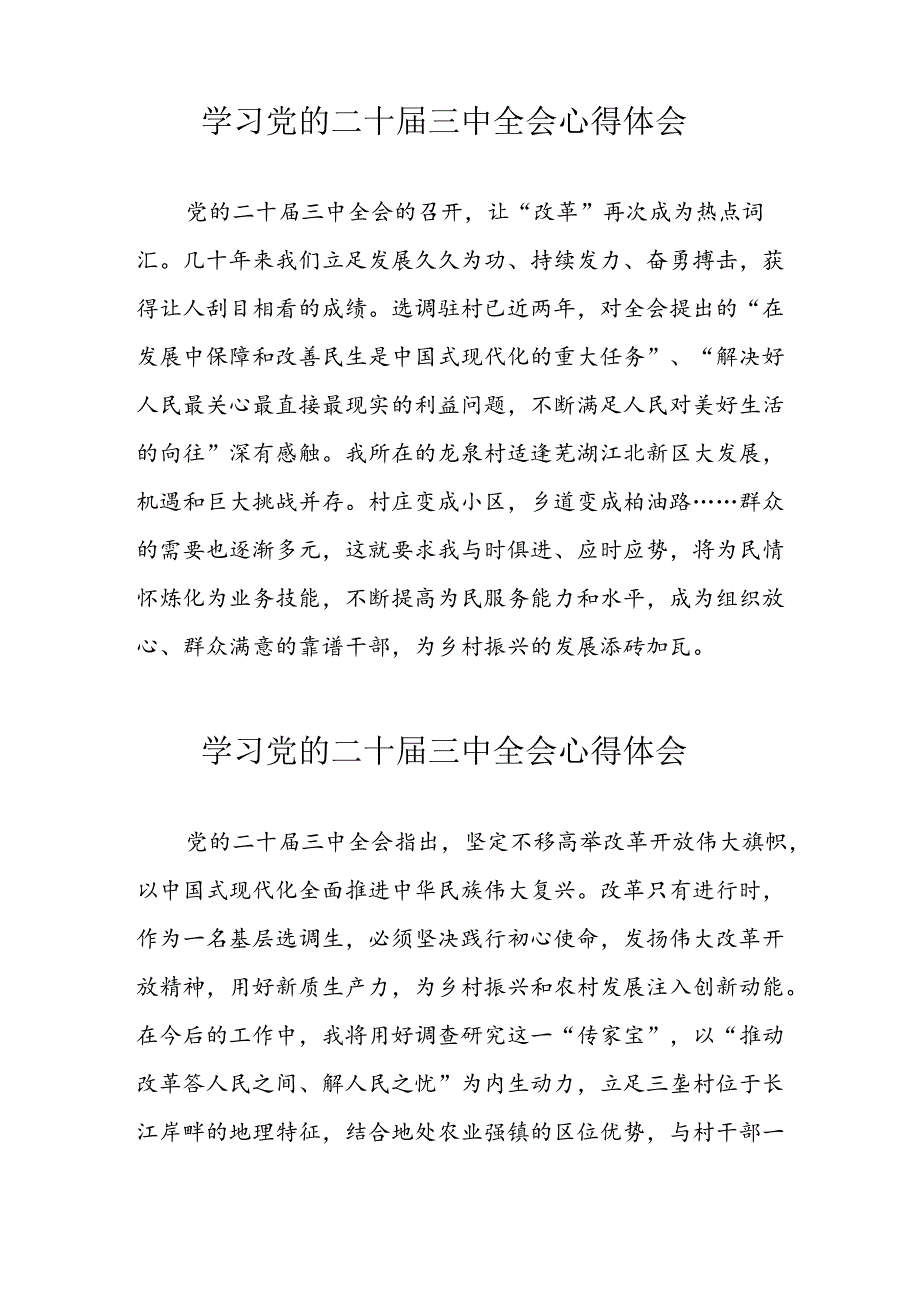 学习2024年党的二十三中全会心得体会 （16份）52.docx_第3页