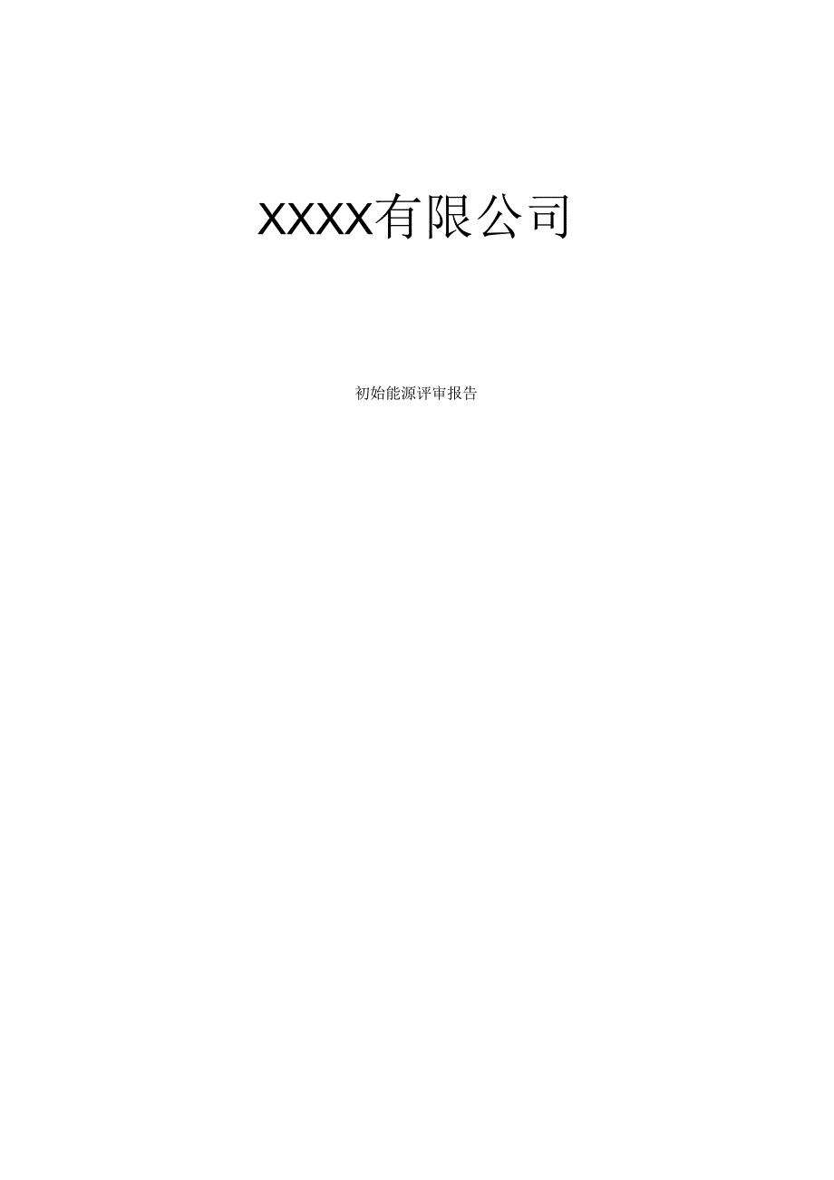 初始能源评审报告模板.docx_第1页