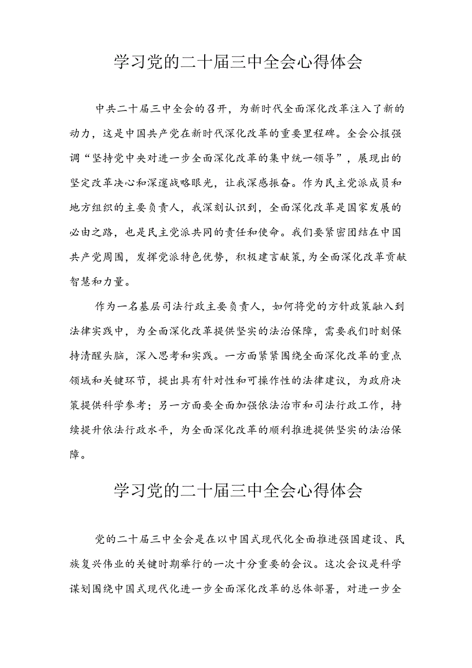 学习2024年党的二十三中全会心得体会 （10份）89.docx_第2页