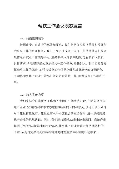 帮扶工作会议表态发言.docx