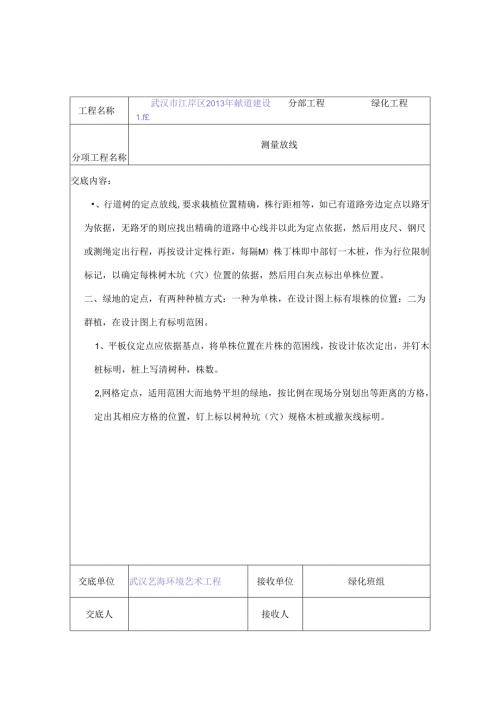 园林绿化技术交底全套.docx