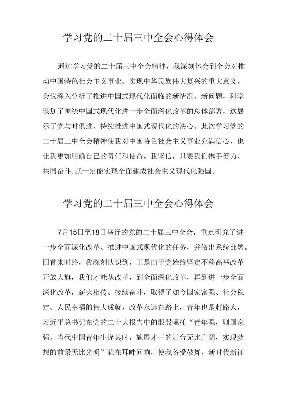 学习2024年党的二十三中全会心得体会 （11份）73.docx_第3页