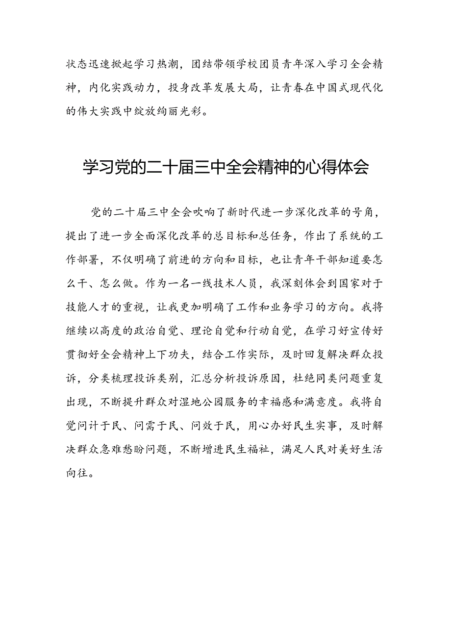 2024年学习党的二十三中全会精神的心得感悟精选二十七篇.docx_第3页