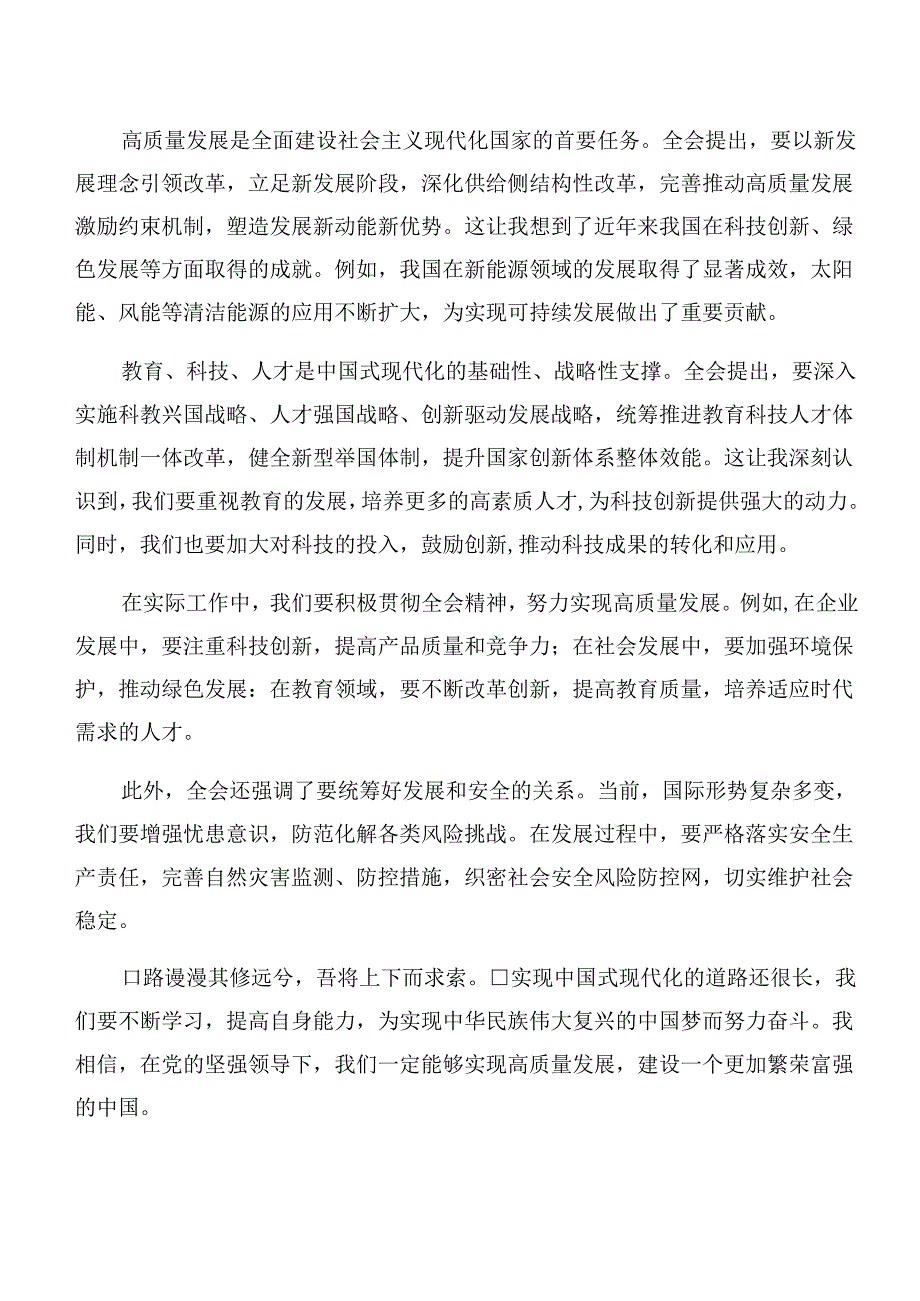 2024二十三中全会精神的发言材料.docx_第3页