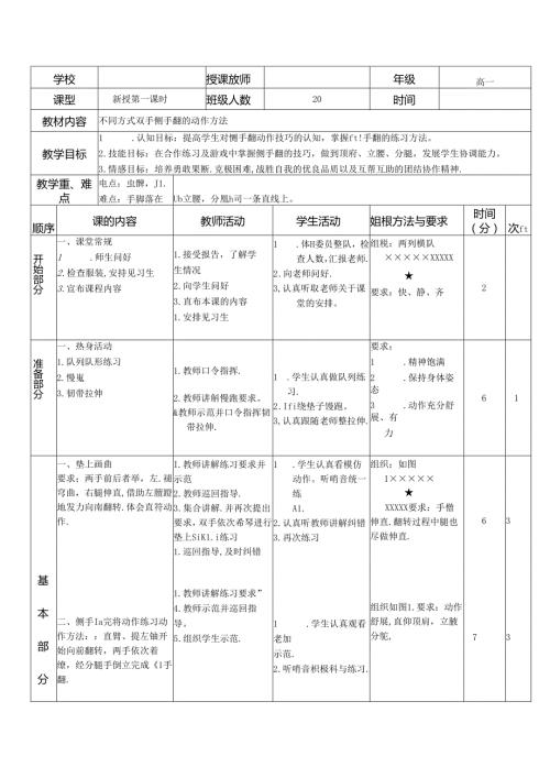 《体操技巧——侧手翻》教学设计4.docx
