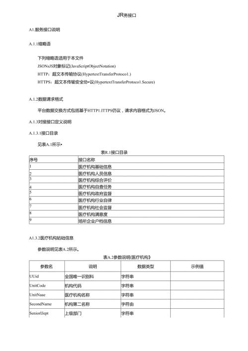 医疗卫生公共信用平台服务接口.docx