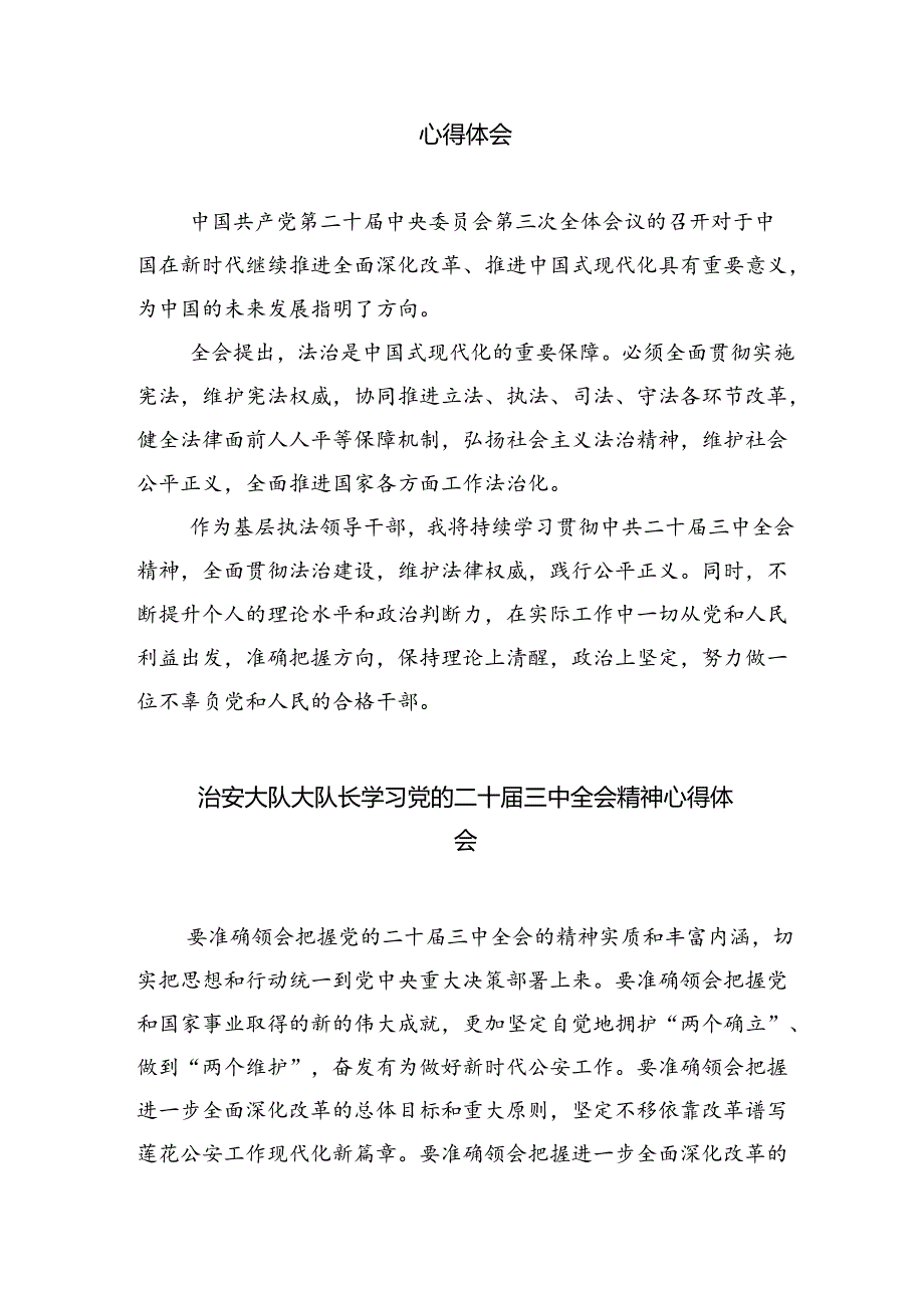 执行局干警学习贯彻党的二十三中全会精神心得体会8篇（精选）.docx_第3页