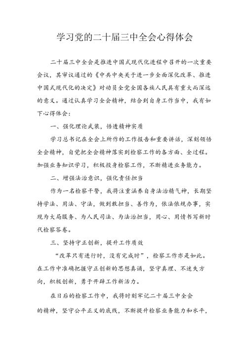 学习2024年学习党的二十三中全会个人心得感悟 （3份）64.docx