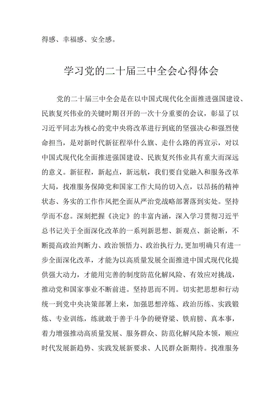 学习2024年学习党的二十三中全会个人心得体会 （6份）.docx_第2页