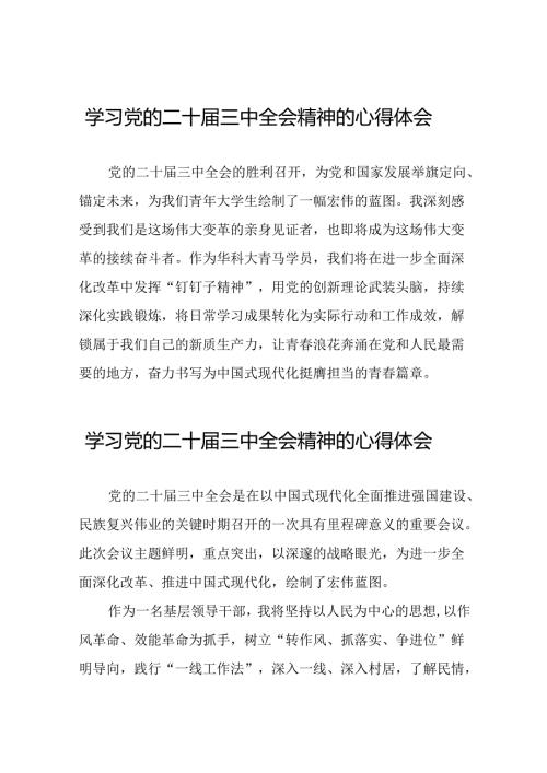 2024年学习二十三中全会精神心得感悟优秀范文39篇.docx