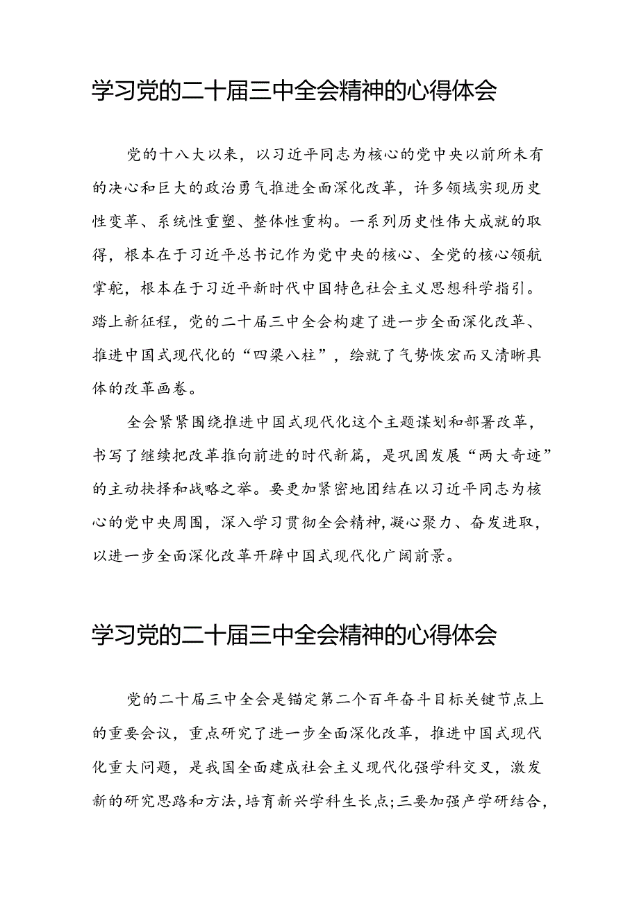 学习二十三中全会精神的心得体会简要发言31篇.docx_第2页