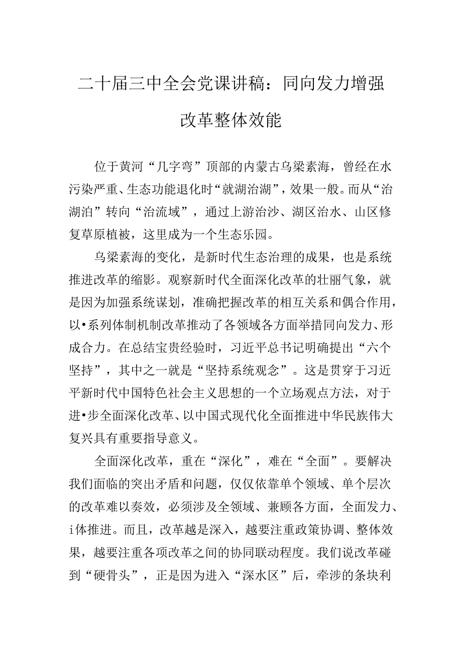 2024年围绕党的二十三中全会专题辅导党课讲稿.docx_第2页